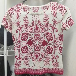 Groovy Red & White Shirt